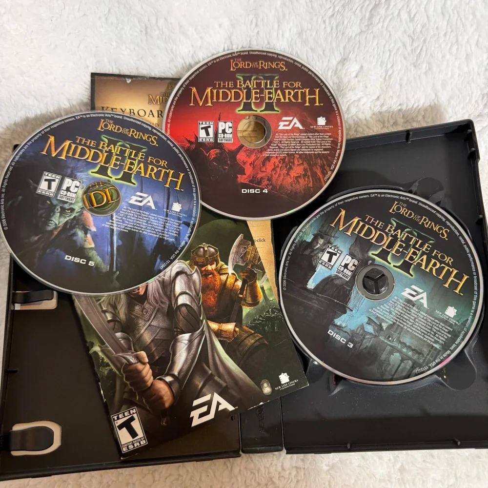 The Lord of the Rings Battle for Middle-Earth II PC CD-ROM 6 Discs EA Games 2006